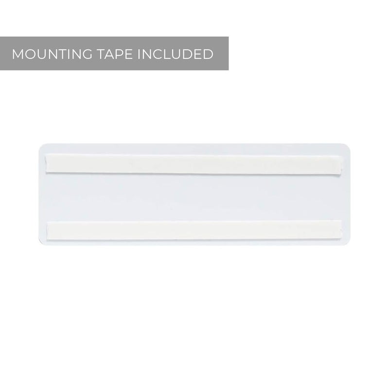 SBLABELS Staff Only Indoor Easy Adhesive Mount Door and Wall Sign for Restaurants and Small Businesses 3" x 9" - Silver - Image 2